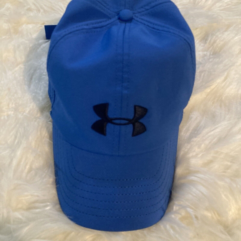 Under Armour Running Fitness Light Blue UA Golf Cap Hat Womens OSFA
